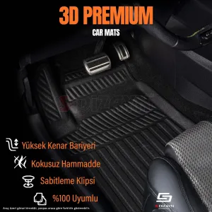 S-Dizayn Hyundai Elantra 3D Pro Havuzlu Paspas 2020 Üzeri A+ Kalite thumb 2
