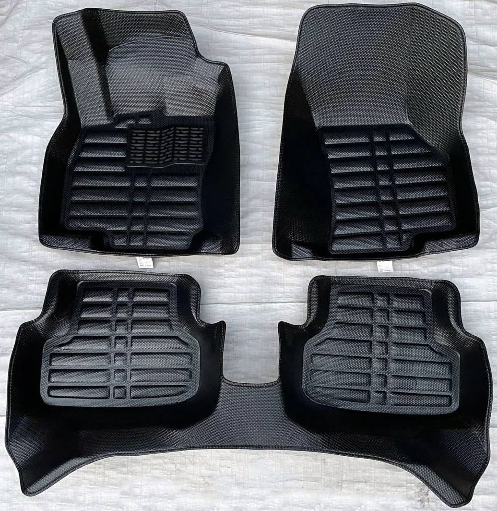 Volkswagen Golf 7 Uyumlu 2012-2020 5D Havuzlu Karbon Dizayn Paspas Seti