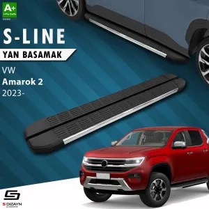 S-Dizayn VW Amarok 2 S-Line Krom Yan Basamak 203 Cm 2023 Üzeri A+ Kalite thumb 1