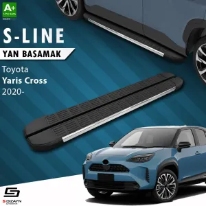 Toyota Yaris 2020-Günümüz (XP210) uyumlu Cross S-Line Krom Yan Basamak 173 Cm 2020 Üzeri A+ Kalite modelleri DRS Tuning'de. Kaliteli malzeme, hızlı kargo ve