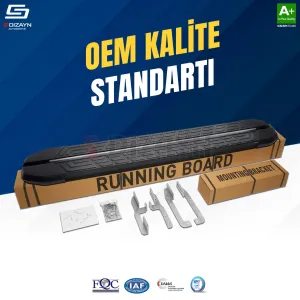 S-Dizayn Nissan Qashqai 3 NewLine Siyah Yan Basamak 173 Cm 2021 Üzeri A+ Kalite thumb 2