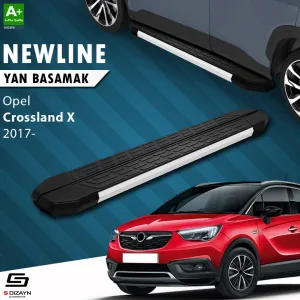 Opel Crossland 2017-2020 (Crossland X) uyumlu X NewLine Aluminyum Yan Basamak 173 Cm 2017 Üzeri A+ Kalite modelleri DRS Tuning'de. Kaliteli malzeme, hızlı