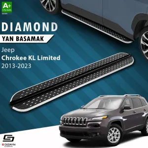 Jeep Cherokee 2013-2023 (KL) uyumlu KL Diamond Krom Yan Basamak 173 Cm 2013-2023 modelleri DRS Tuning'de. Kaliteli malzeme, hızlı kargo ve güvenli alışverişle