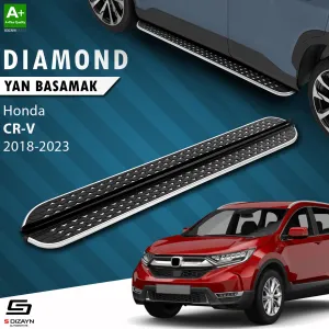 Honda CR-V 2016-2022 (RW) uyumlu 5 Diamond Krom Yan Basamak 173 Cm 2018-2023 modelleri DRS Tuning'de. Kaliteli malzeme, hızlı kargo ve güvenli alışverişle