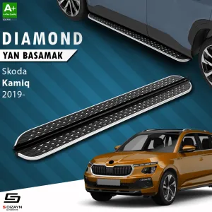 Skoda Kamiq 2019-Günümüz (NW4) uyumlu Diamond Krom Yan Basamak 183 Cm 2019 Üzeri modelleri DRS Tuning'de. Kaliteli malzeme, hızlı kargo ve güvenli alışverişle