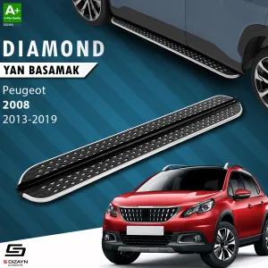 Peugeot 2008 2013-2019 (A94) uyumlu Diamond Krom Yan Basamak 173 Cm 2013-2019 modelleri DRS Tuning'de. Kaliteli malzeme, hızlı kargo ve güvenli alışverişle