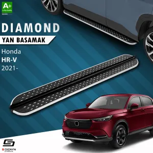 Honda HR-V 2021-Günümüz (RV) uyumlu 3 Diamond Krom Yan Basamak 173 Cm 2021 Üzeri modelleri DRS Tuning'de. Kaliteli malzeme, hızlı kargo ve güvenli alışverişle
