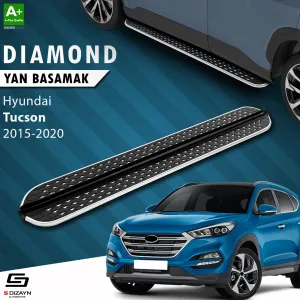 S-Dizayn Hyundai Tucson 3 Diamond Krom Yan Basamak 173 Cm 2015-2020 thumb 1