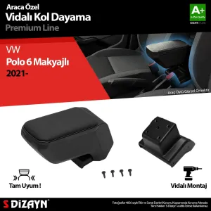 s-dizayn uyumlu VW Polo 6 Makyajlı Kol Dayama Kolçak ABS Vidalı Siyah 2021 Üzeri A+ Kalite modelleri DRS Tuning'de. Kaliteli malzeme, hızlı kargo ve güvenli