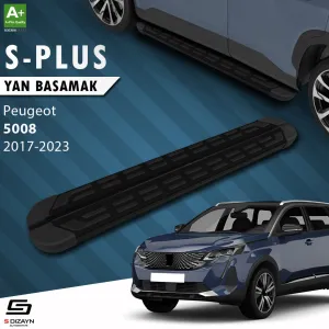 Peugeot 5008 2017-Günümüz (P87) uyumlu 2 S-Plus Siyah Yan Basamak 203 Cm 2017-2023 modelleri DRS Tuning'de. Kaliteli malzeme, hızlı kargo ve güvenli
