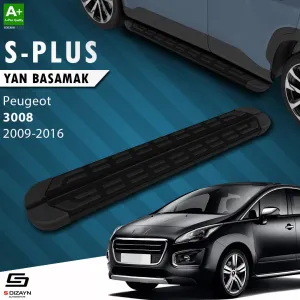 Peugeot 3008 2008-2016 (T84) uyumlu S-Plus Siyah Yan Basamak 183 Cm 2009-2016 modelleri DRS Tuning'de. Kaliteli malzeme, hızlı kargo ve güvenli alışverişle