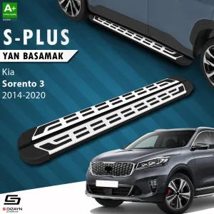 S-Dizayn Kia Sorento 3 S-Plus Gri Yan Basamak 183 Cm 2014-2020 thumb 1