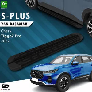 S-Dizayn Chery Tiggo7 Pro S-Plus Siyah Yan Basamak 183 Cm Etekli 2022 Üzeri thumb 1