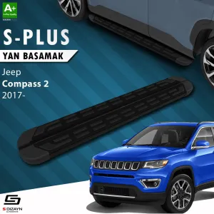 Jeep Compass 2017-Günümüz (MP) uyumlu 2 S-Plus Siyah Yan Basamak 173 Cm Etekli 2017 Üzeri modelleri DRS Tuning'de. Kaliteli malzeme, hızlı kargo ve güvenli