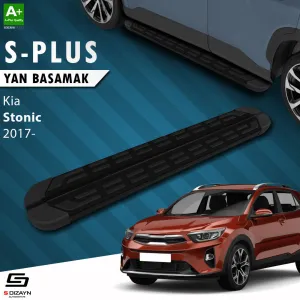 Kia Stonic 2017-Günümüz (YB CUV) uyumlu S-Plus Siyah Yan Basamak 173 Cm 2017 Üzeri modelleri DRS Tuning'de. Kaliteli malzeme, hızlı kargo ve güvenli