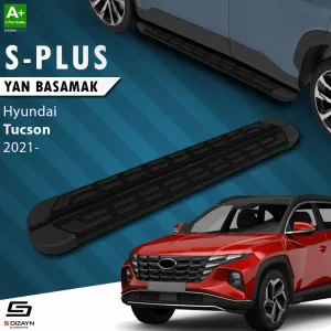 S-Dizayn Hyundai Tucson 4 S-Plus Siyah Yan Basamak 173 Cm 2021-2024 thumb 1