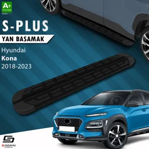 Hyundai Kona 2017-2023 (OS) uyumlu S-Plus Siyah Yan Basamak 173 Cm 2018-2023 modelleri DRS Tuning'de. Kaliteli malzeme, hızlı kargo ve güvenli alışverişle