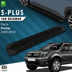 Dacia Duster 2010-2017 (HS) uyumlu S-Plus Siyah Yan Basamak 173 Cm 2009-2018 modelleri DRS Tuning'de. Kaliteli malzeme, hızlı kargo ve güvenli alışverişle