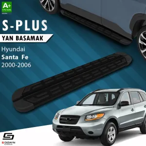 Hyundai Santa Fe 2006-2012 (CM) uyumlu S-Plus Siyah Yan Basamak 163 Cm 2000-2006 modelleri DRS Tuning'de. Kaliteli malzeme, hızlı kargo ve güvenli alışverişle