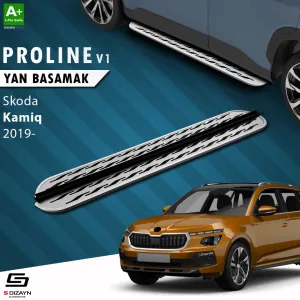 S-Dizayn Skoda Kamiq OEM Still Pro V2 Aluminyum Yan Basamak 183 Cm 2019 Üzeri thumb 1