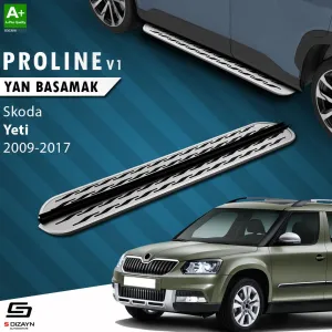 S-Dizayn Skoda Yeti OEM Still Pro V2 Aluminyum Yan Basamak 173 Cm 2009-2017 thumb 1