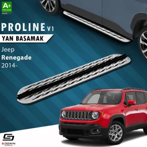 Jeep Renegade 2014-Günümüz (BU) uyumlu OEM Still Pro V2 Aluminyum Yan Basamak 173 Cm 2014 Üzeri modelleri DRS Tuning'de. Kaliteli malzeme, hızlı kargo ve