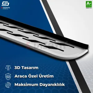 S-Dizayn Audi Q3 8U OEM Still Pro V2 Aluminyum Yan Basamak 173 Cm 2011-2018 thumb 4