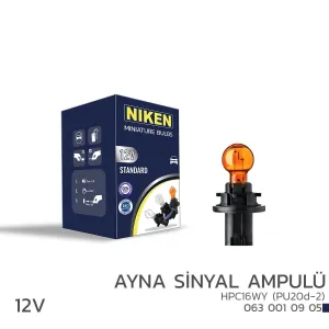 Niken uyumlu 12V HPC16WY Aayna Sinyal AmpulMP (PU20d-2) AMBER 10’Lu modelleri DRS Tuning'de. Kaliteli malzeme, hızlı kargo ve güvenli alışverişle hemen