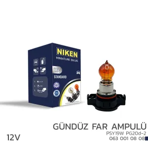 Niken uyumlu 12V PSY19W Gündüz Far Ampulü (PG20d-2) AMBER 10’Lu modelleri DRS Tuning'de. Kaliteli malzeme, hızlı kargo ve güvenli alışverişle hemen inceleyin.