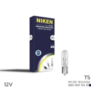 Niken uyumlu 12V T5 Ampul (W1.2W) W2X4.6D 10 LU modelleri DRS Tuning'de. Kaliteli malzeme, hızlı kargo ve güvenli alışverişle hemen inceleyin.