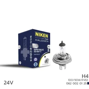 Niken uyumlu 24V H4 100W/90W Halojen Ampul P45T modelleri DRS Tuning'de. Kaliteli malzeme, hızlı kargo ve güvenli alışverişle hemen inceleyin.