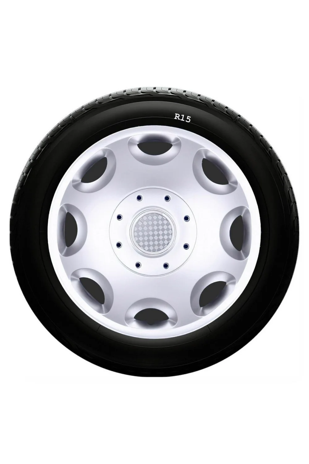 Alfa Romeo Uyumlu 15 Inc Kırılmaz SKS Jant Kapağı 1 Takım 4 Adet No:300