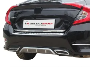 Honda Civic 2015-2021 (FC5) uyumlu 10 Arka Orta Tampon (Difüzör) Fiber 2016 ve Sonrası modelleri DRS Tuning'de. Kaliteli malzeme, hızlı kargo ve güvenli