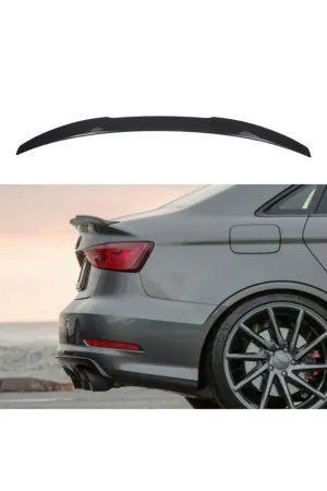 Audi A3 2012-2020 (8V) uyumlu Sedan Spoiler Fiber 2014 ve Sonrası modelleri DRS Tuning'de. Kaliteli malzeme, hızlı kargo ve güvenli alışverişle hemen inceleyin.