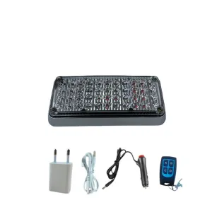 Tepe çakar lamba 44led  kırmızı-mavi kumandalı / LAPA119 thumb 1
