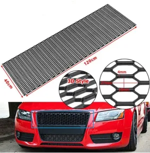 Boğaziçi uyumlu Audi Dizayn 3D Style ABS Plastik Panjur Teli 120x40 cm Siyah modelleri DRS Tuning'de. Kaliteli malzeme, hızlı kargo ve güvenli alışverişle