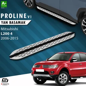 S-Dizayn Mitsubishi L200 4 OEM Still Pro V1 Aluminyum Yan Basamak 193 Cm 2006-2015 thumb 1