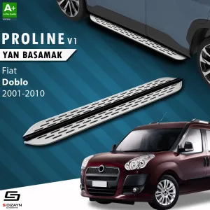 S-Dizayn Fiat Doblo OEM Still Pro V1 Aluminyum Yan Basamak 183 Cm 2001-2010 thumb 1