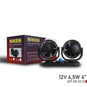 Niken Küçük Çift Başlı 12V Vantilatör 4 Inç 6,5WDRS Tuning kalitesiyle tanışın! Özel olarak Universal  model araçlar için üretilen bu ürün, otomobilinizin hatla