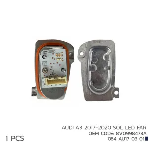 AUDI A3 2017-2020 SOL LED FAR MODÜL 8V0998473ADRS Tuning kalitesiyle tanışın! Özel olarak Universal  model araçlar için üretilen bu ürün, otomobilinizin hatları