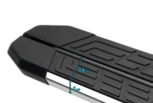 Dacia Duster 2009-2018 Drs New Line Serisi Krom Kenar Yan Basamak 173 Cm thumb 3