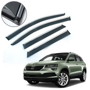 Niken Skoda Kamiq 2018- Kromlu Cam Rüzgarlığı 4 LÜDRS Tuning kalitesiyle tanışın! Özel olarak Skoda  model araçlar için üretilen bu ürün, otomobilinizin hatları