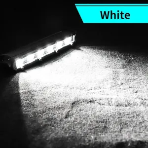 18W 17cm Düz Tek Sıra Üniversal Delici Sis Lambası Led Bar thumb 4