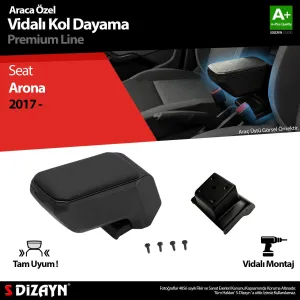 S-Dizayn Seat Arona Kol Dayama Kolçak ABS Vidalı Siyah 2017 Üzeri A+ Kalite						                Araca &Ouml;zel Ge&ccedil;me Kol&ccedil;ak&bull; Aracınızın kon