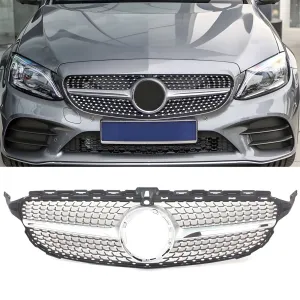 s-dizayn uyumlu Mercedes C-Class W205 Ön Panjur Krom Diamond Model 2019 Üzeri modelleri DRS Tuning'de. Kaliteli malzeme, hızlı kargo ve güvenli alışverişle