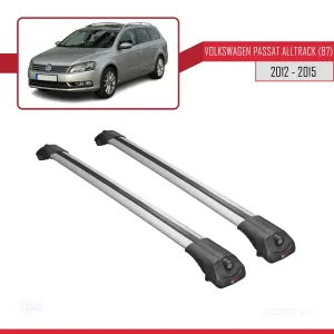 Volkswagen Passat Alltrack (B7) 2012-2015 Arası ile uyumlu ACE-1 Ara Atkı Tavan Barı GRİ thumb 3