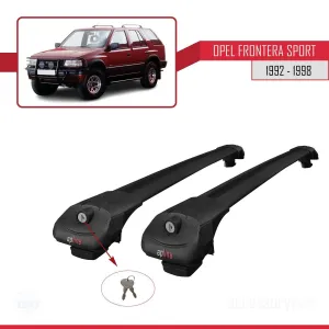 Opel Frontera Sport 1992-1998 Arası ile uyumlu ACE-1 Ara Atkı Tavan Barı SİYAH thumb 4