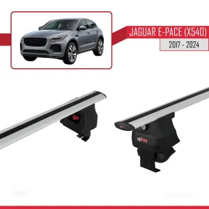 Jaguar E-Pace (X540) 2017 ve Sonrası ile uyumlu ACE-4 Ara Atkı Tavan Barı GRİ thumb 4