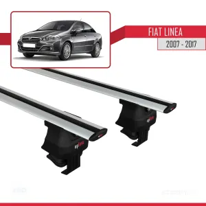Fiat Linea 2007-2017 Arası ile uyumlu ACE-4 Ara Atkı Tavan Barı GRİ thumb 2