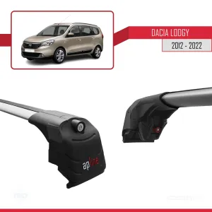 Dacia Lodgy 2012-2022 Arası ile uyumlu ACE-2 Ara Atkı Tavan Barı GRİ thumb 4